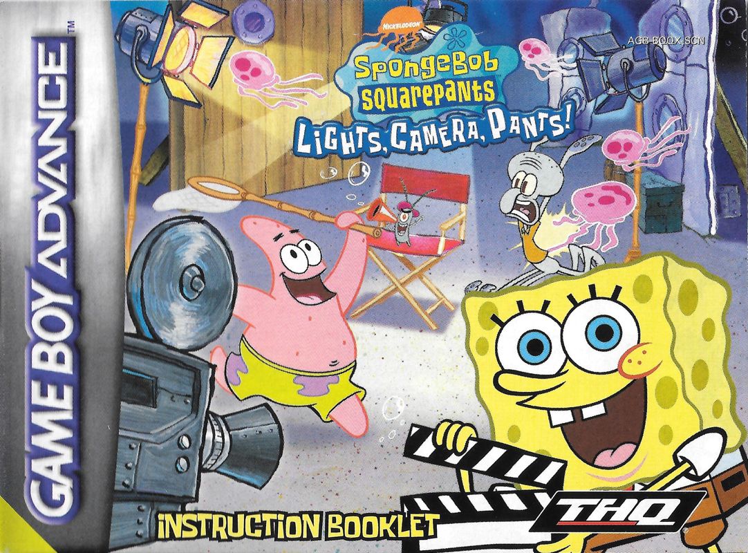 SpongeBob SquarePants Lights, Camera, Pants! cover or packaging