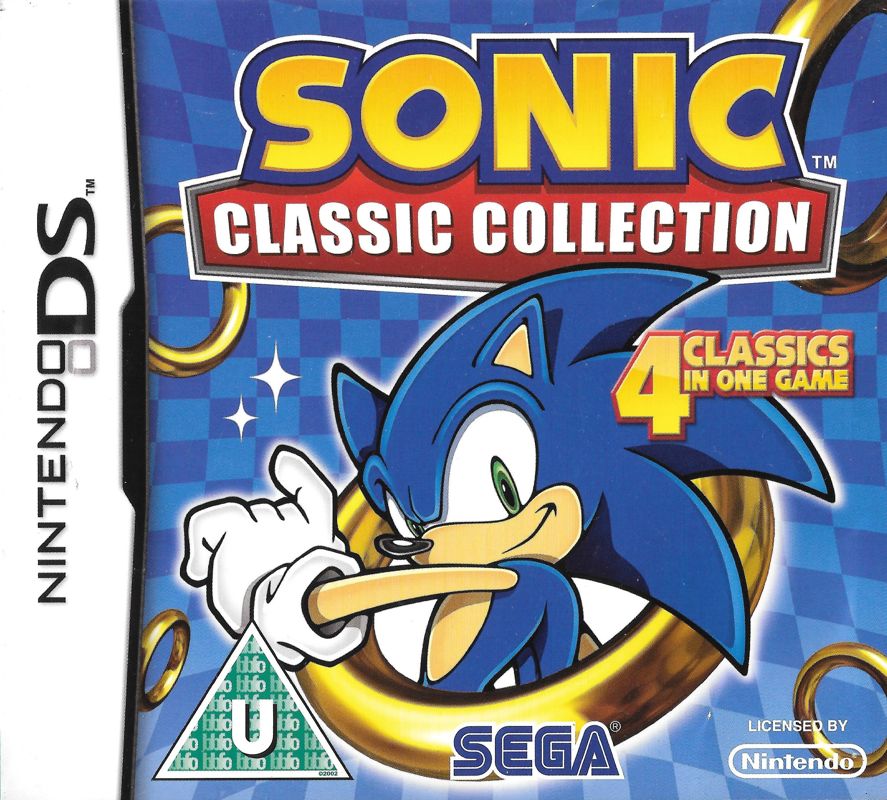 Front Cover for Sonic Classic Collection (Nintendo DS)