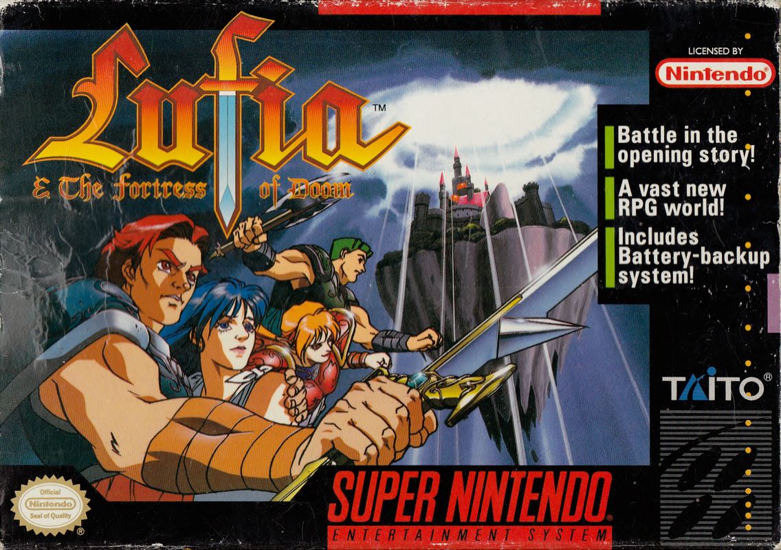 Front Cover for Lufia & the Fortress of Doom (SNES)