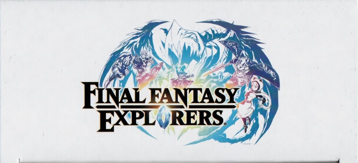 Spine/Sides for Final Fantasy Explorers (Collector's Edition) (Nintendo 3DS): Bottom/Top