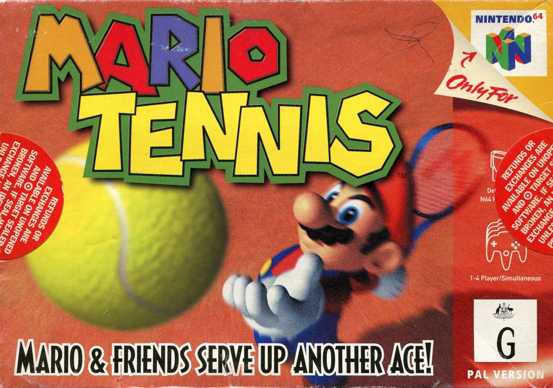 Front Cover for Mario Tennis (Nintendo 64)