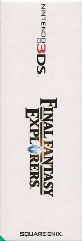 Spine/Sides for Final Fantasy Explorers (Collector's Edition) (Nintendo 3DS): Left/Right