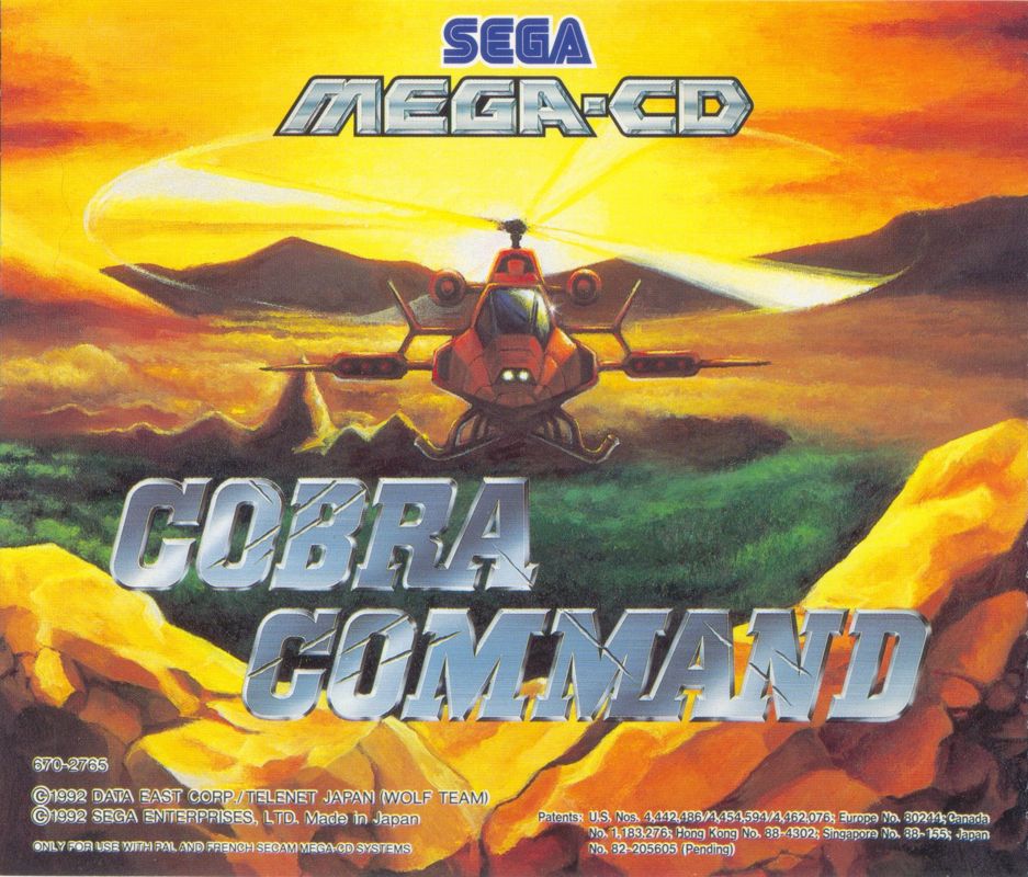 Front Cover for Cobra Command (SEGA CD) (Mega-CD pack-in)
