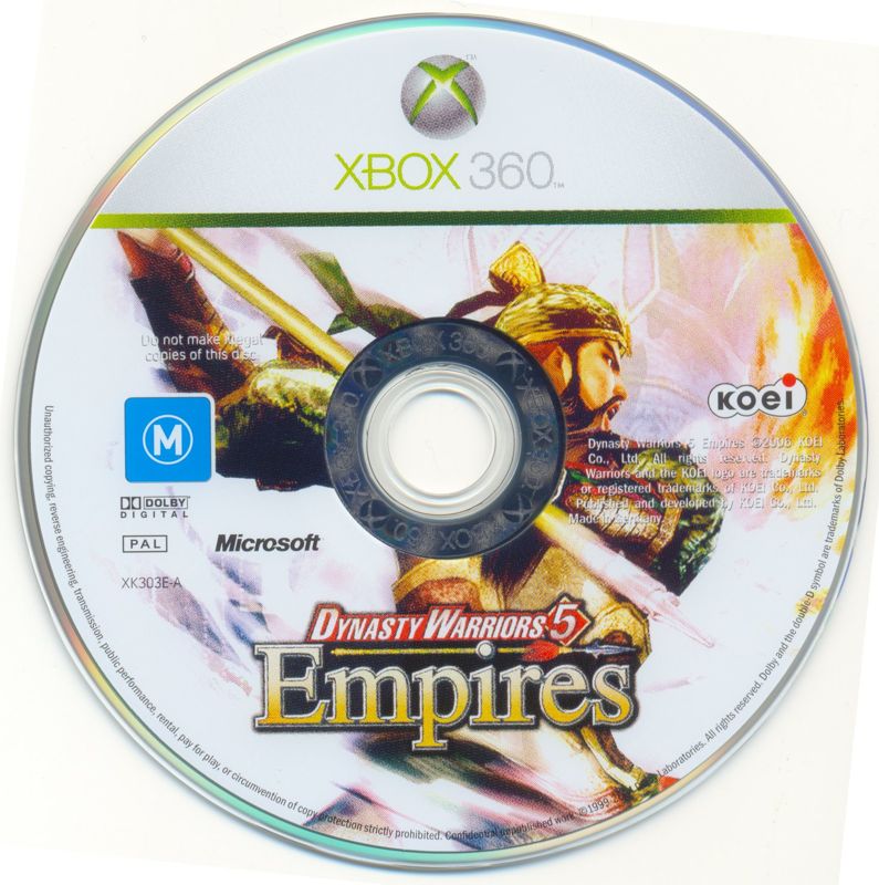 Media for Dynasty Warriors 5: Empires (Xbox 360)