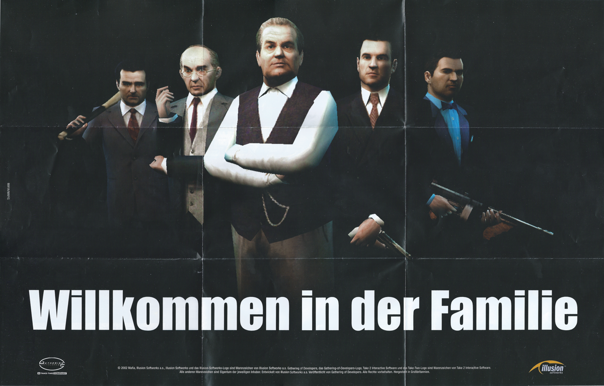 Extras for Mafia (Windows) (Re-release): Poster (Back of Map)