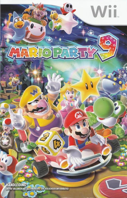 Manual for Mario Party 9 (Wii): Front