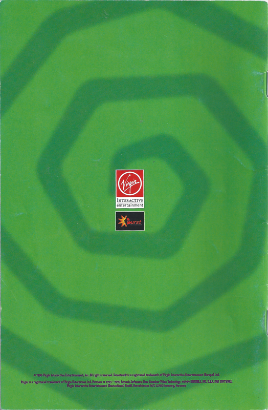 Manual for Toonstruck (DOS): Back
