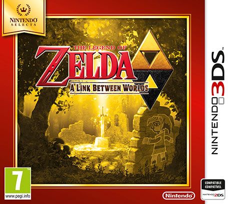 Front Cover for The Legend of Zelda: A Link Between Worlds (Nintendo 3DS) (eShop release)