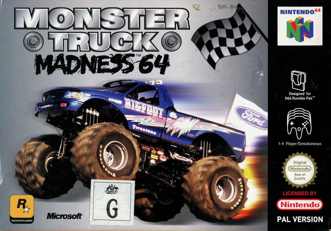 Front Cover for Monster Truck Madness 64 (Nintendo 64)