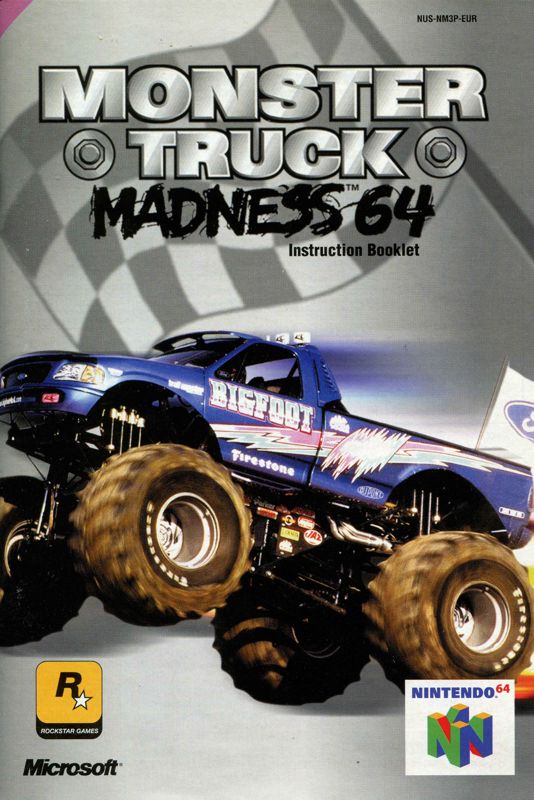 Manual for Monster Truck Madness 64 (Nintendo 64): Front