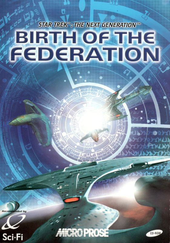 Manual for Star Trek: The Next Generation - Birth of the Federation (Windows): Front