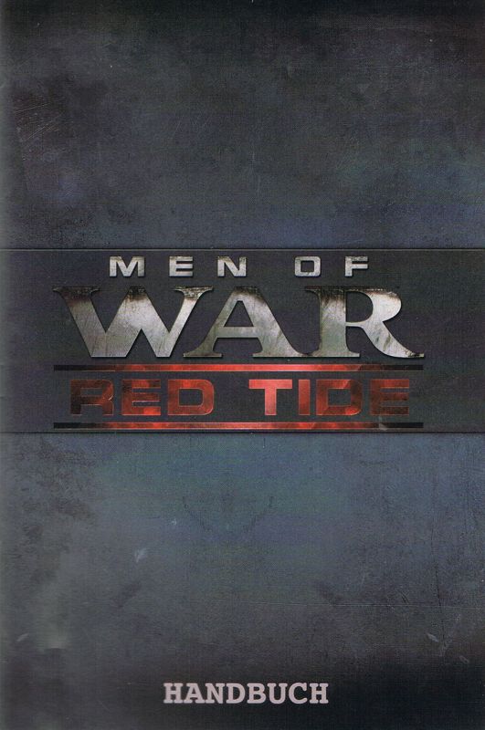 Manual for Men of War: Red Tide (Windows): Front