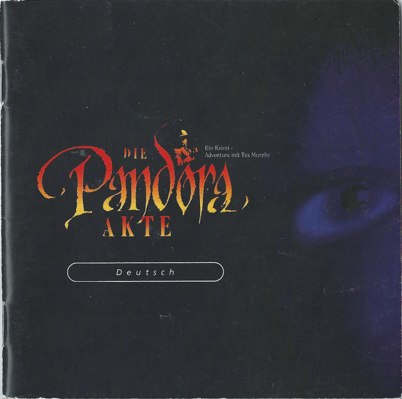 Manual for The Pandora Directive (DOS): Front