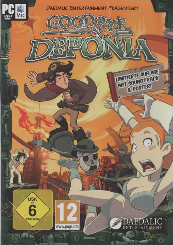 Other for Goodbye Deponia (Limitierte Auflage) (Macintosh and Windows): Keep Case - Front