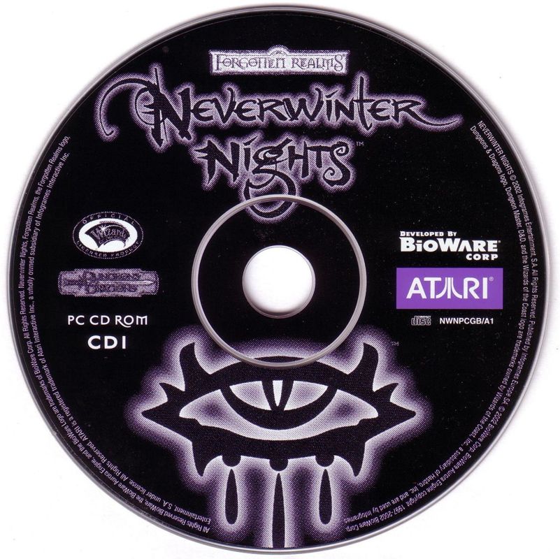 Media for Neverwinter Nights (Windows): Disc 1