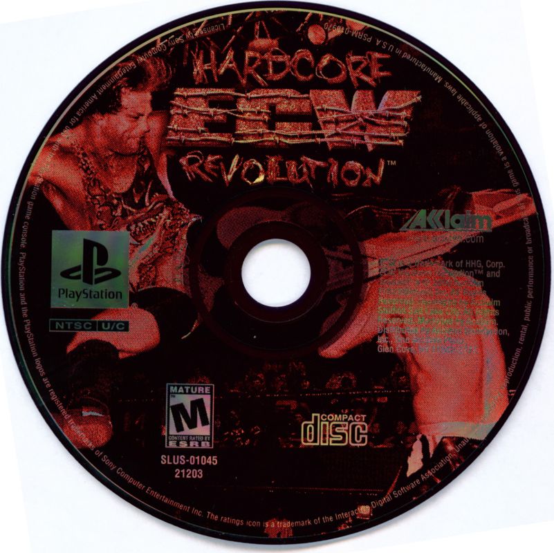 Media for ECW Hardcore Revolution (PlayStation)