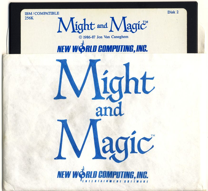 Media for Might and Magic: Book One - Secret of the Inner Sanctum (DOS): Disk 2
