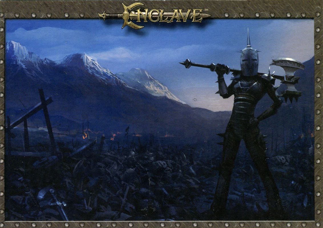 Extras for Enclave (Windows) (DVD-ROM release): Card 1 - Front