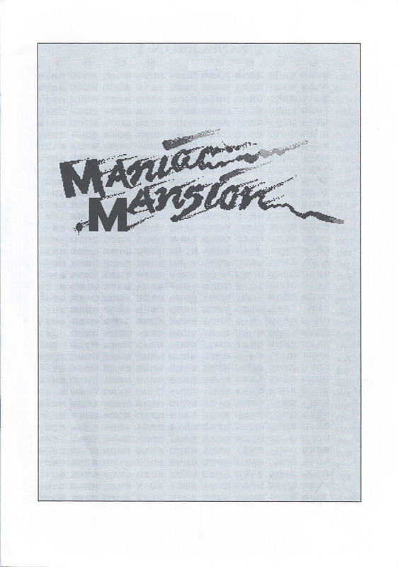 Extras for Zehn Adventures (DOS and Windows 3.x): Maniac Mansion - Code Sheet - Front