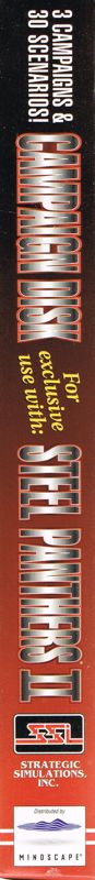 Spine/Sides for Steel Panthers II: Modern Battles - Campaign Disk (DOS): Left