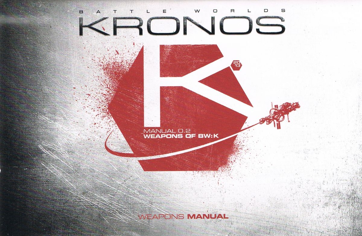 Manual for Battle Worlds: Kronos (Mission Command Edition) (Linux and Macintosh and Windows): Weapons Manual - Front
