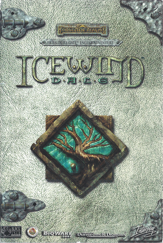 Manual for Icewind Dale (Windows): Front