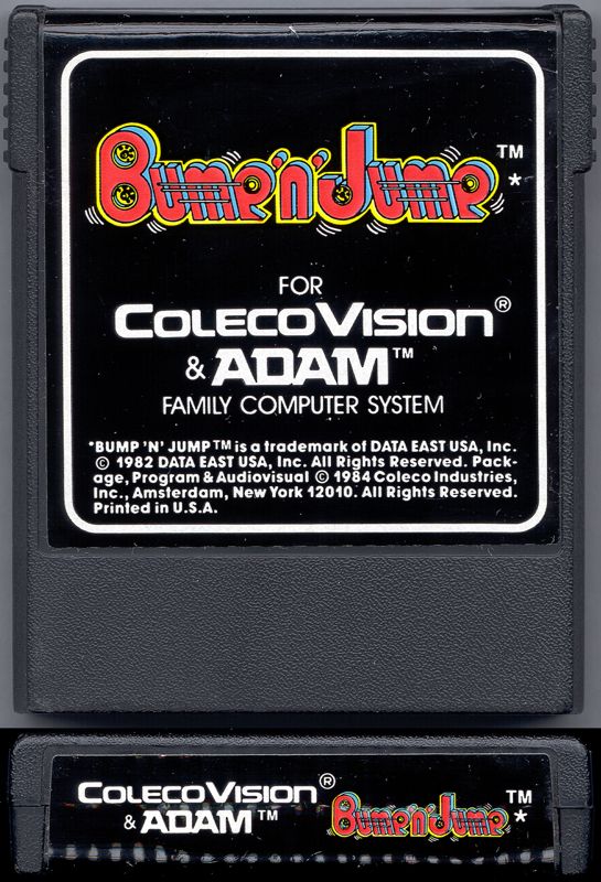 Media for Bump 'N' Jump (ColecoVision)