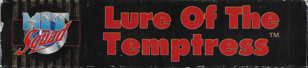 Spine/Sides for Lure of the Temptress (DOS) (Hit Squad release): Top