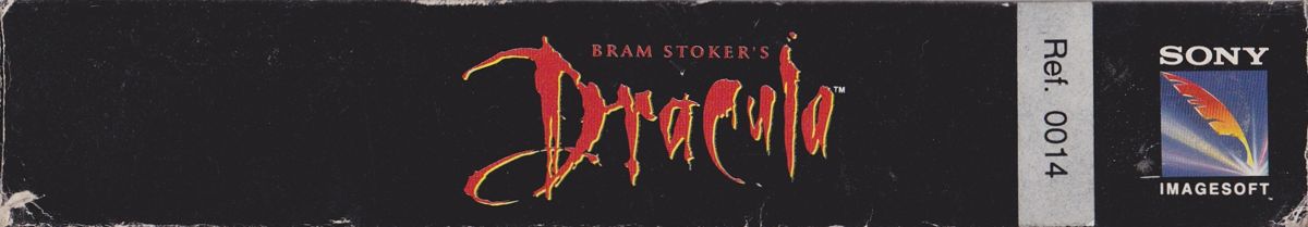 Spine/Sides for Bram Stoker's Dracula (SNES): Top