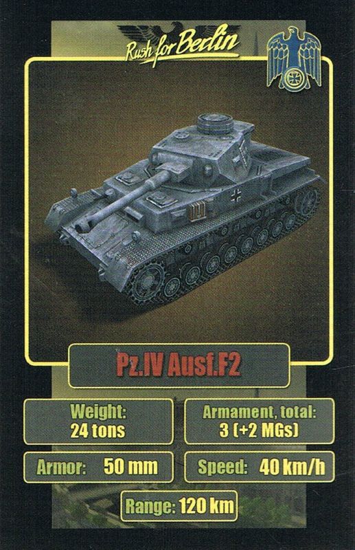 Extras for Rush for Berlin (Collector's Edition) (Windows): Card Game - Pz. IV - Front