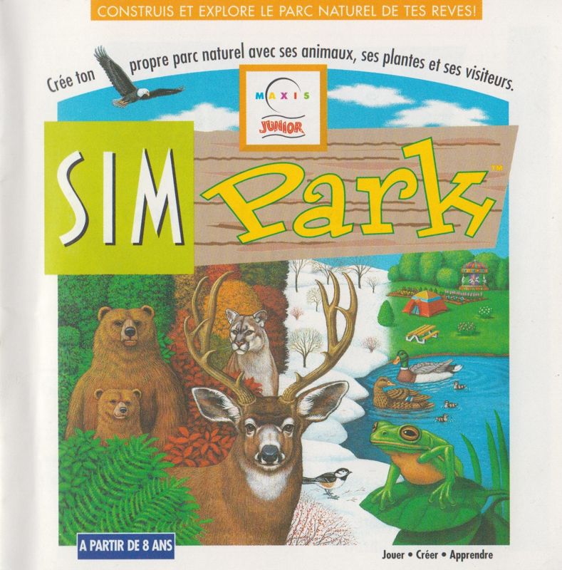 Other for SimPark (Windows and Windows 3.x): Jewel Case - Front