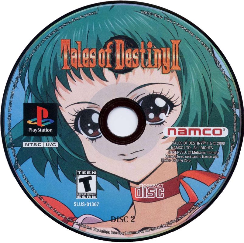 Media for Tales of Destiny II (PlayStation): Disc 2