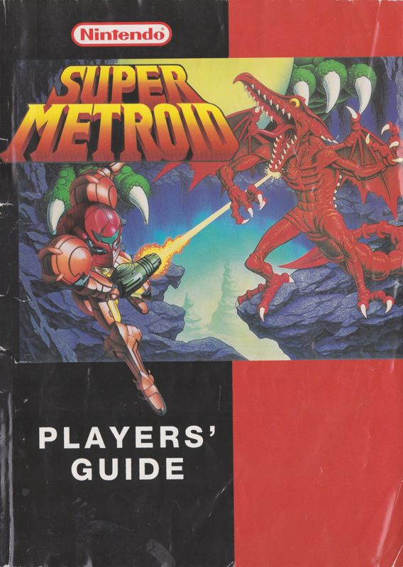 Manual for Super Metroid (SNES): Front