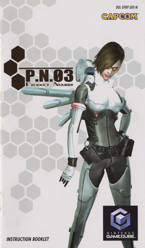 Manual for P.N.03 (GameCube): Front