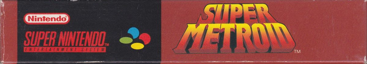 Spine/Sides for Super Metroid (SNES): Bottom/Top