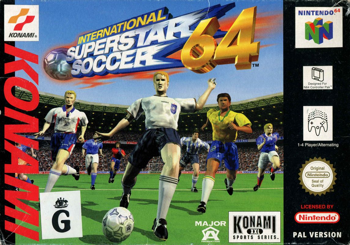 Front Cover for International Superstar Soccer 64 (Nintendo 64)