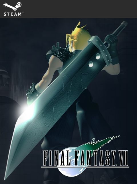 Front Cover for Final Fantasy VII (Windows) (Square Enix Europe Online release)