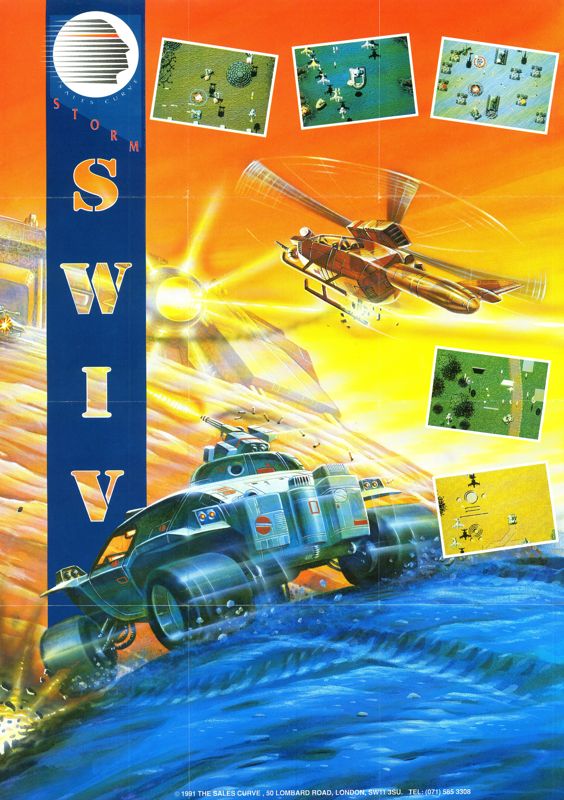 Extras for S.W.I.V. (Amiga): Poster
