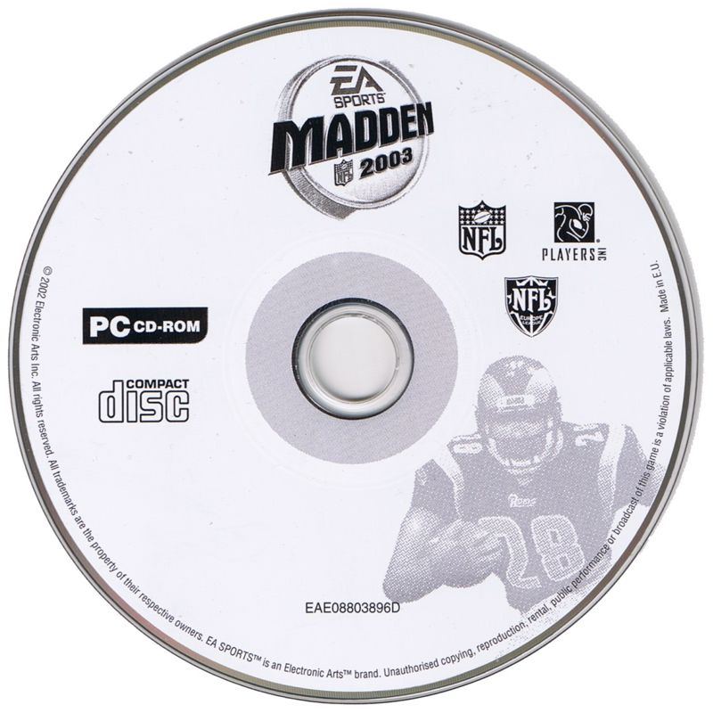 Media for Madden NFL 2003 (Windows) (EA Classics release)