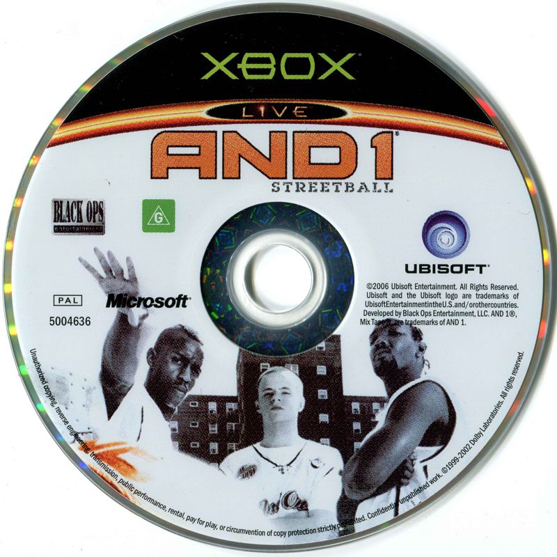 Media for AND 1 Streetball (Xbox)
