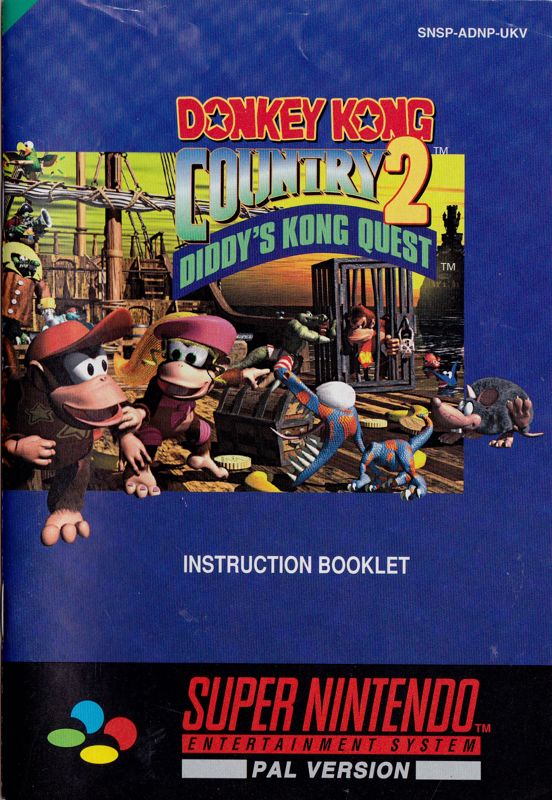 Donkey Kong Country 2 Diddy's Kong Quest cover or packaging material MobyGames Donkey Kong Country 2 Diddy's Kong Quest cover or packaging material MobyGames