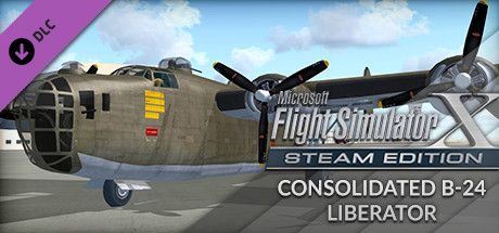 Front Cover for Microsoft Flight Simulator X: Steam Edition - Consolidated B-24 Liberator (Windows) (Steam release)