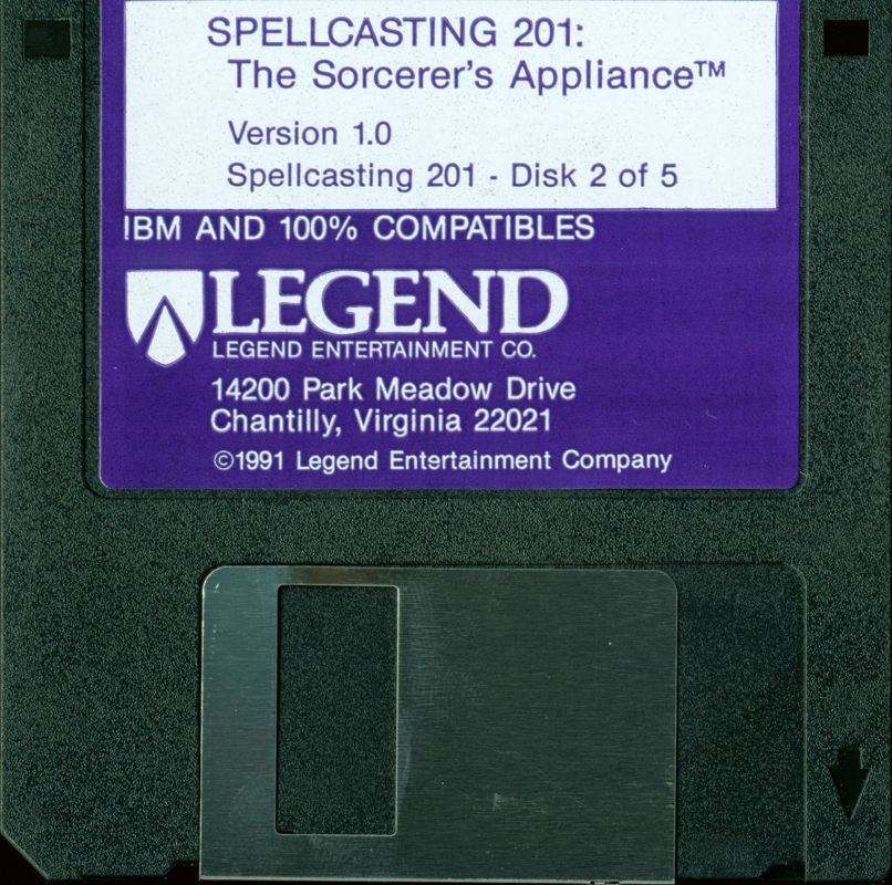Media for Spellcasting 201: The Sorcerer's Appliance (DOS) (3.5" Floppy Disk release): Disk 2