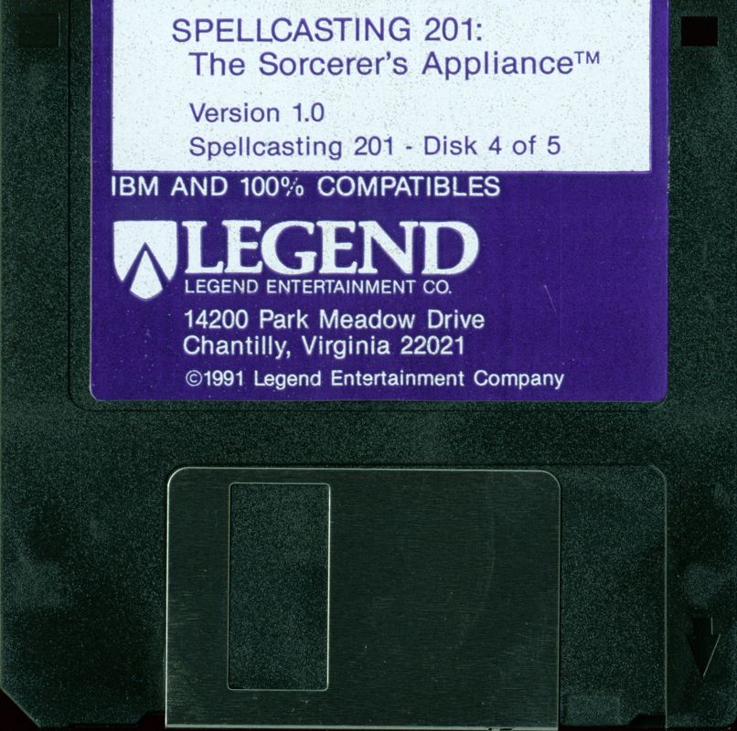 Media for Spellcasting 201: The Sorcerer's Appliance (DOS) (3.5" Floppy Disk release): Disk 4