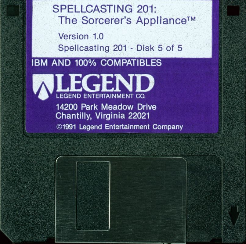 Media for Spellcasting 201: The Sorcerer's Appliance (DOS) (3.5" Floppy Disk release): Disk 5
