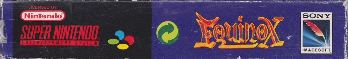 Spine/Sides for Equinox (SNES): Bottom