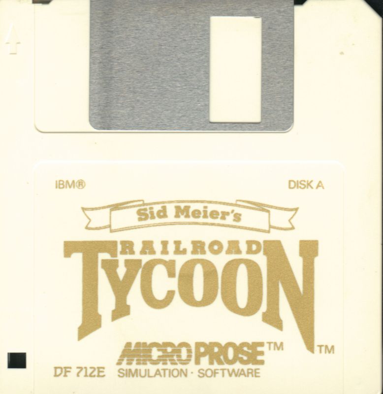 Media for Sid Meier's Railroad Tycoon (DOS): Disk 1/2