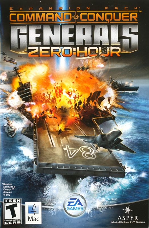 Manual for Command & Conquer: Generals - Deluxe Edition (Macintosh): Zero Hour - Front