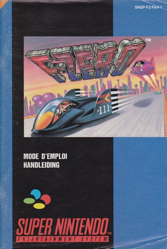 Manual for F-Zero (SNES): Front