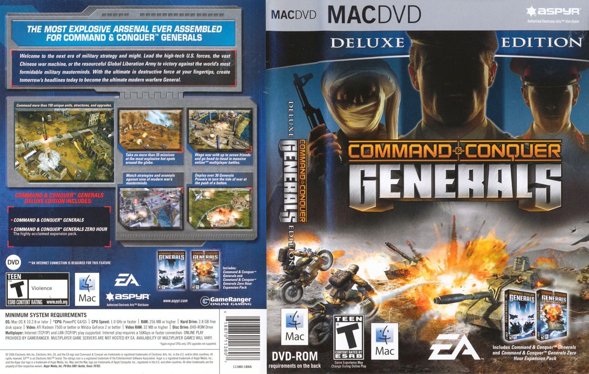 Command & Conquer: Generals - Deluxe Edition cover or packaging ...